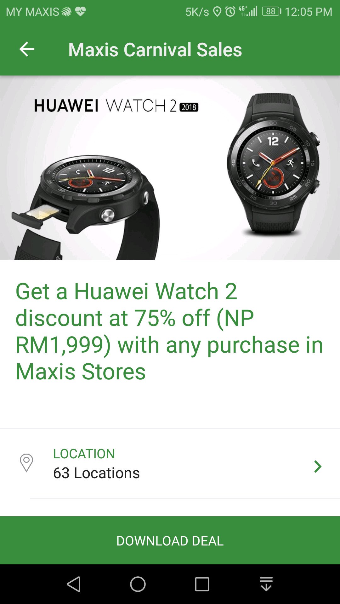 huawei watch 2 maxis