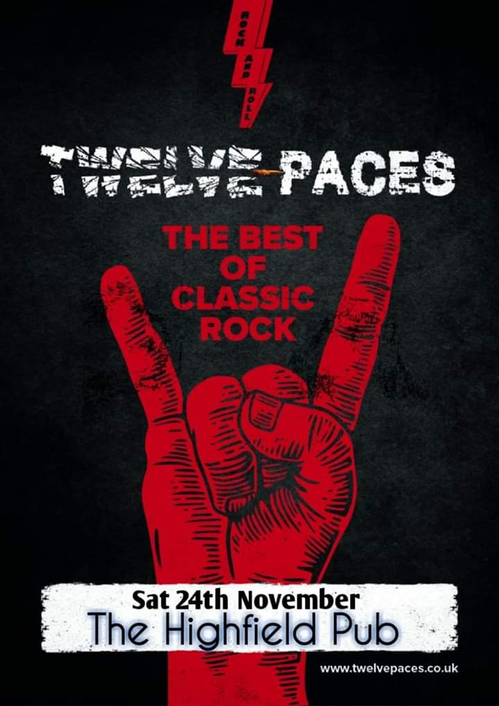 TwelvePaces's tweet photo. Tonight! #livemusic #Blackpool #ClassicRock https://t.co/AqRxjFUv2T