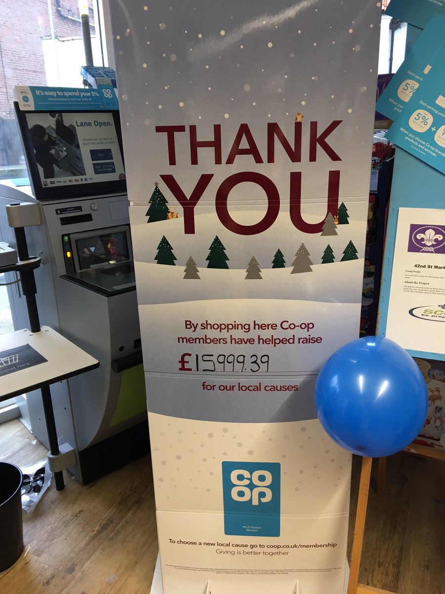Well back to hunmanby for part 3 to celebrate with the rainbow centre thank you to Emily for coming along to sell raffle tickets for us #localcauses @kate_colclough @North05COOP @MelanieKirby1 @CoopFuneralcare @CoopMemberN