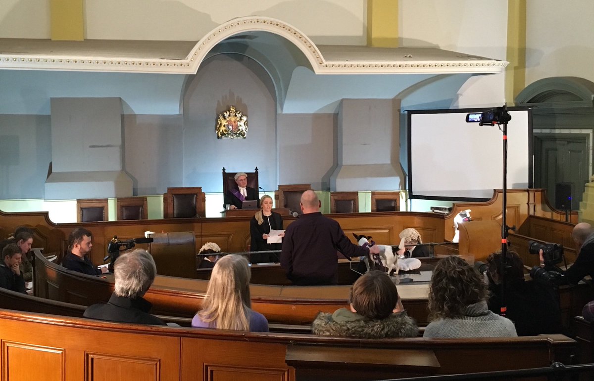 clarkspeak's tweet photo. Snoopy on trial. #animalcourt #Compass2018 https://t.co/Du9raisCOB