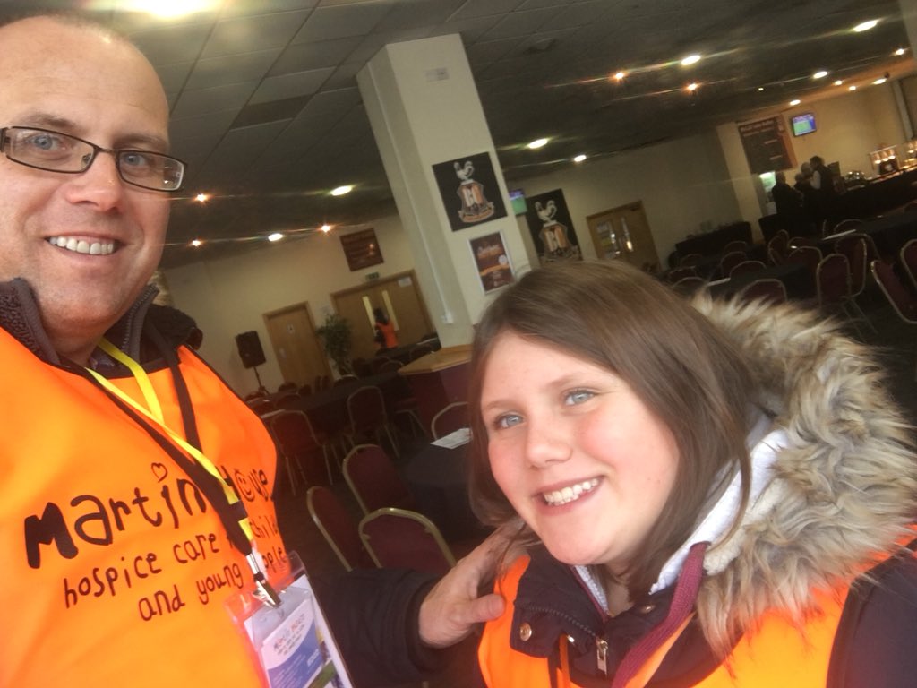 robpicton's tweet photo. Collecting for our local children’s hospice. Give generously if you see us. @MartinHouseCH @BradfordCityFC https://t.co/49JVZfgHfn