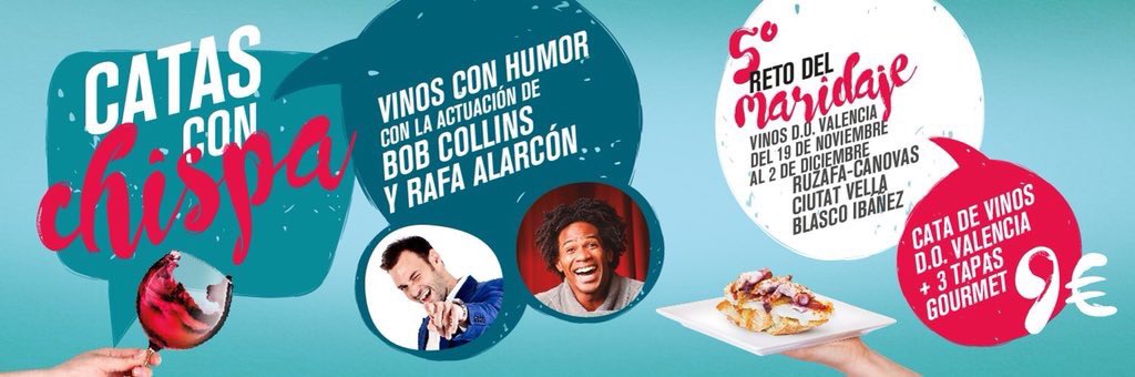 Vino de <a href="/VinosDOValencia/">VinosDOValencia</a> y mucho #humor, una combinación perfecta. Ayer estuvimos en el De Calle y hoy es la vez de La Peseta. 
#valencia #FelizSabado #monologos