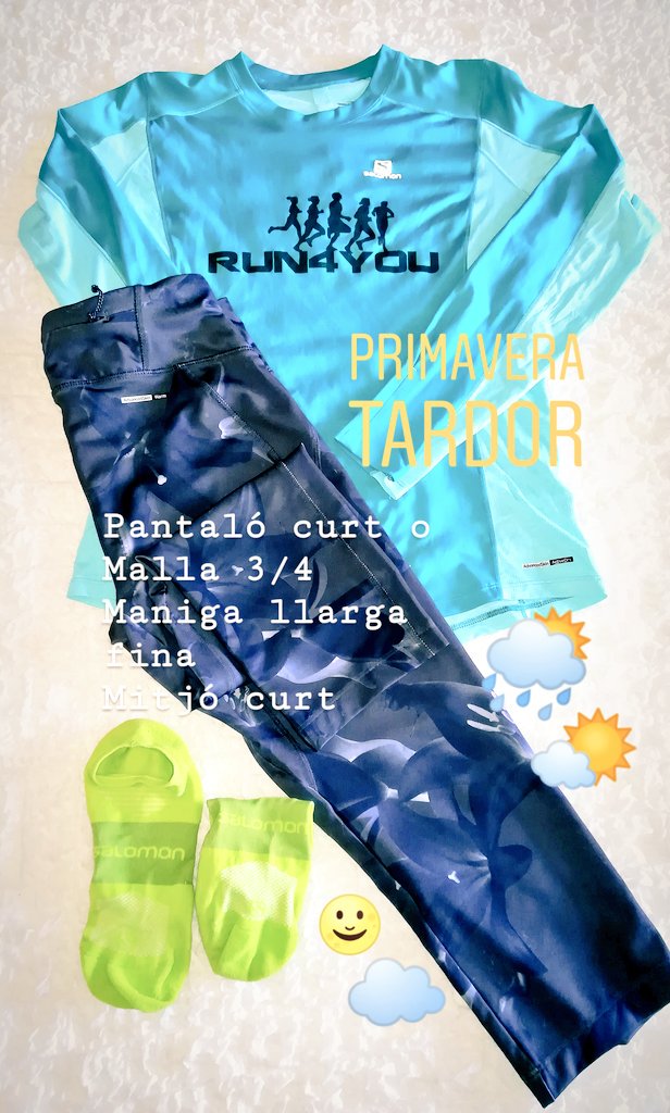 jesbonet's tweet photo. Opcions d'equipament per #estiu #tardor #hivern #primavera @Salomon_Spain #advancedskin #activedry #warm #running https://t.co/IMtaDcMKx0