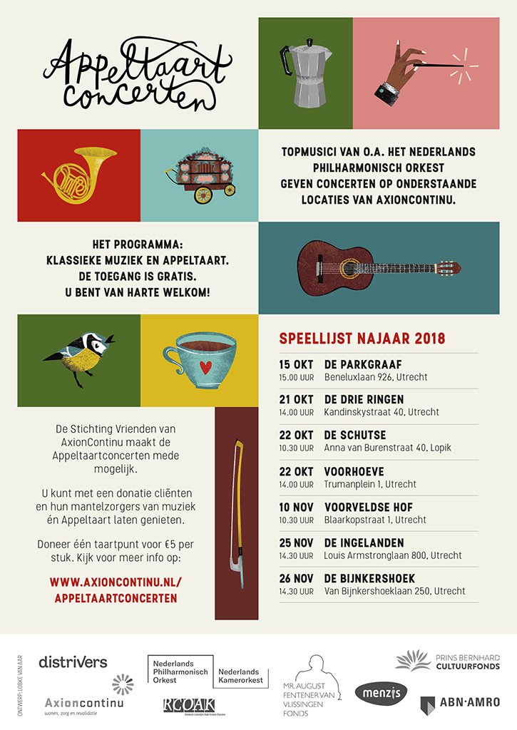 Morgen, 25-11 om 14.30u, is er een appeltaartconcert in <a href="/DeIngelanden/">De Ingelanden</a> in Utrecht. Het Armeens Kreisler Kwartet speelt dansmuziek om naar te luisteren. Haydn, Bartok, Komitas en misschien wel Johan Strauss. De toegang is gratis, je bent welkom! <a href="/Appltrtcncrtn/">Appeltaartconcerten</a>