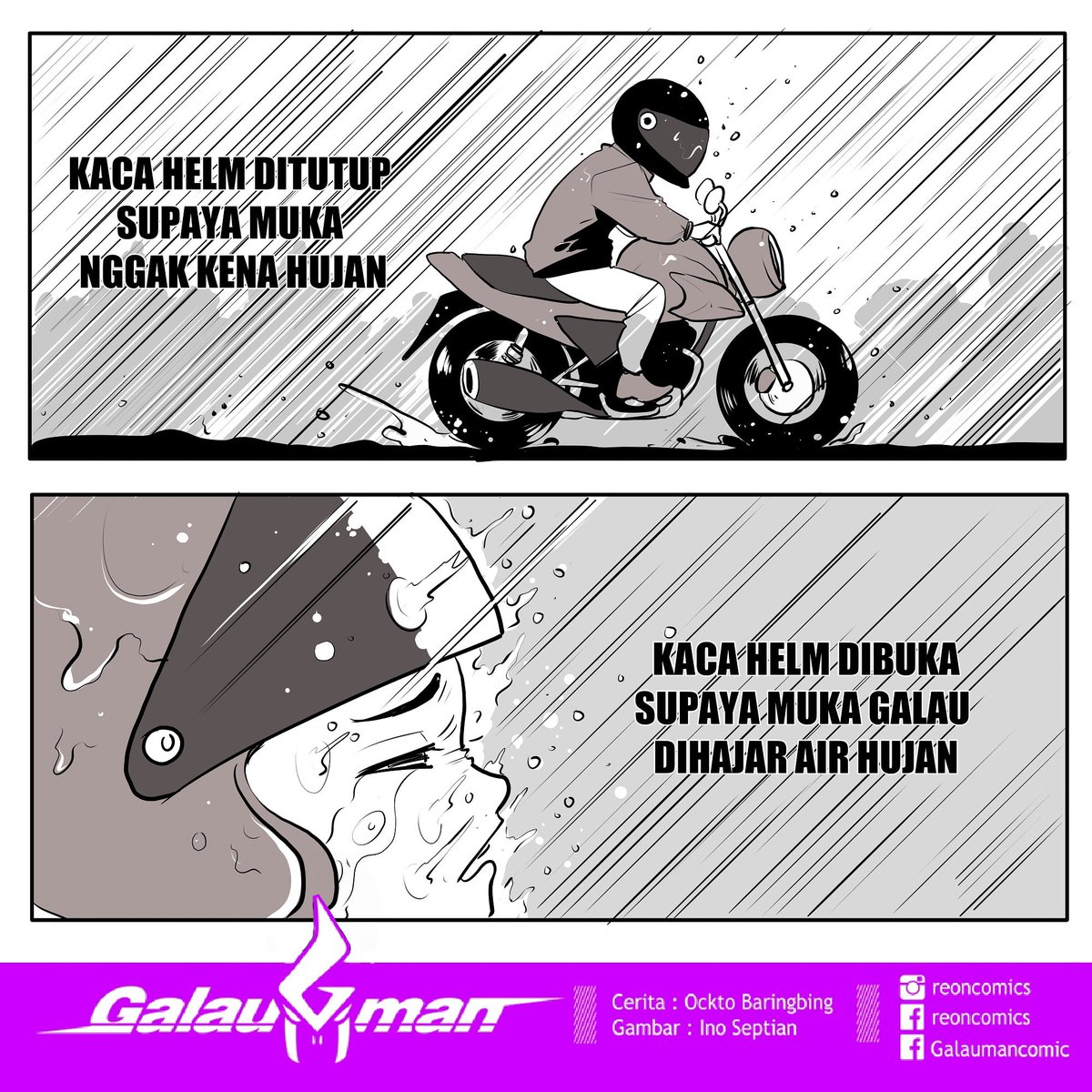 Galauman_'s tweet photo. #galauman #hujan #anakmotor https://t.co/8nKa6EDxD5