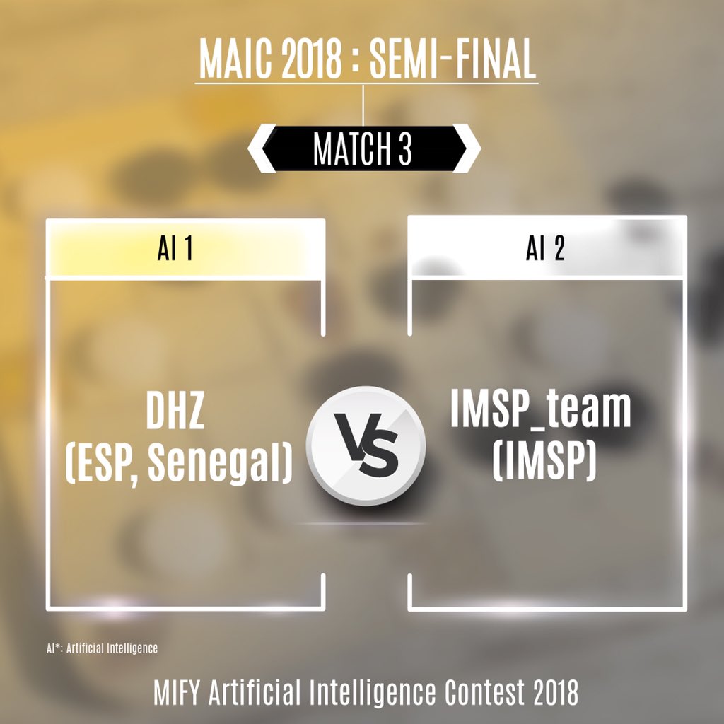 mifyai's tweet photo. Les affiches de la demi-finale du MAIC 2018 sont désormais connues. 
Prenez le rendez-vous pour le samedi 8 décembre 2018 😎

#MAIC 
#MIFY 
#MENC 
#AI 
#Benin 
#Mindsoccer 
@Benin_Numerique @mifyai @CTNshapers @iwajutech @ISFAfrique https://t.co/IfKV9mb7zA