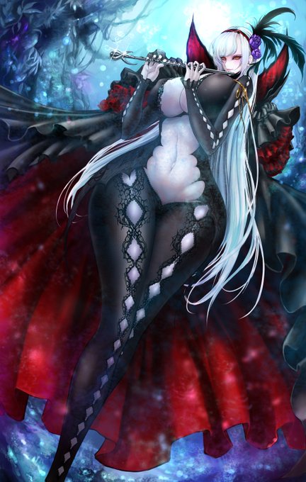 卜口ス夕二@ZarfDryasのサークルの「新作幻想世界魔物大全3アンデッド」
にて吸血鬼の「ディアナ」を描かせもらいやんした～!('▽')
豪勢な書籍版も出ているのですよ!
最後の見開き絵は非常にエロいですよ～!
https://t.co/ENzl8djByz 