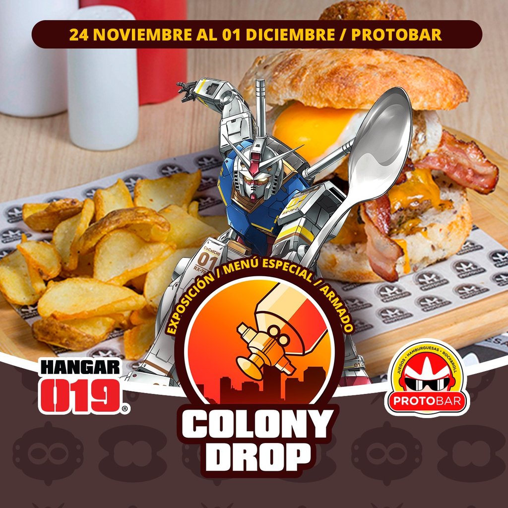 protobar's tweet photo. ¡Hoy es el gran día!
Comienza Exposición Gunpla en Protobar.
Ven a disfrutar y conocer el maravilloso mundo Gundam y sus Model kits.

#protobar #Hangar019 #gundam #modelkits #papasfritas #gamergourmet #foodgamer #classics #restobar #beer #burguers #veganhamburguer https://t.co/tdUmz223TU