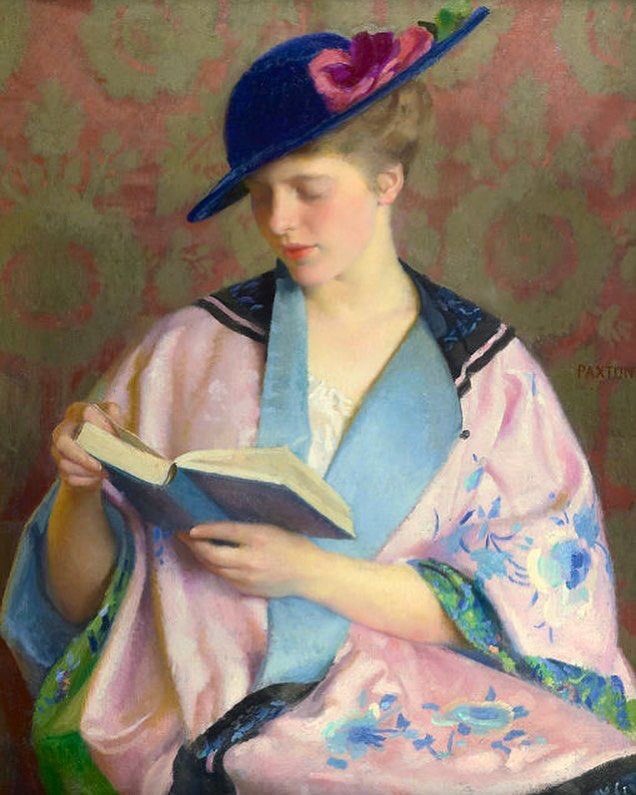 MariangelaSant8's tweet photo. @BrindusaB1 @Hakflak @yebosfaye @GaiaGaudenzi @Papryka5 @mariaireneali @lagatta4739 @scastaldi9 @Sellitti_MR @Rebeka80721106 @Biagio960 @BPerrionni @FlaminiMarina @Lunablucobalto @matibo11 @AntonellaLaTor6 @ghegola @PasqualeTotaro @karmendida @PaolaChiocchi @GuernseyJuliet @NadiaZanelli1 @VAlivernini @GiuseppeTurrisi @battiata62 @bmarczewska @cmont4560 @Iluvinspireu @marmelyr #DonneELibri
#DonneInArte
#OggiCosì
#RedHair
🎨William McGregor Paxton
(collezione privata)
Buon weekend amici 💙🍀 https://t.co/GSdfQlBaCv