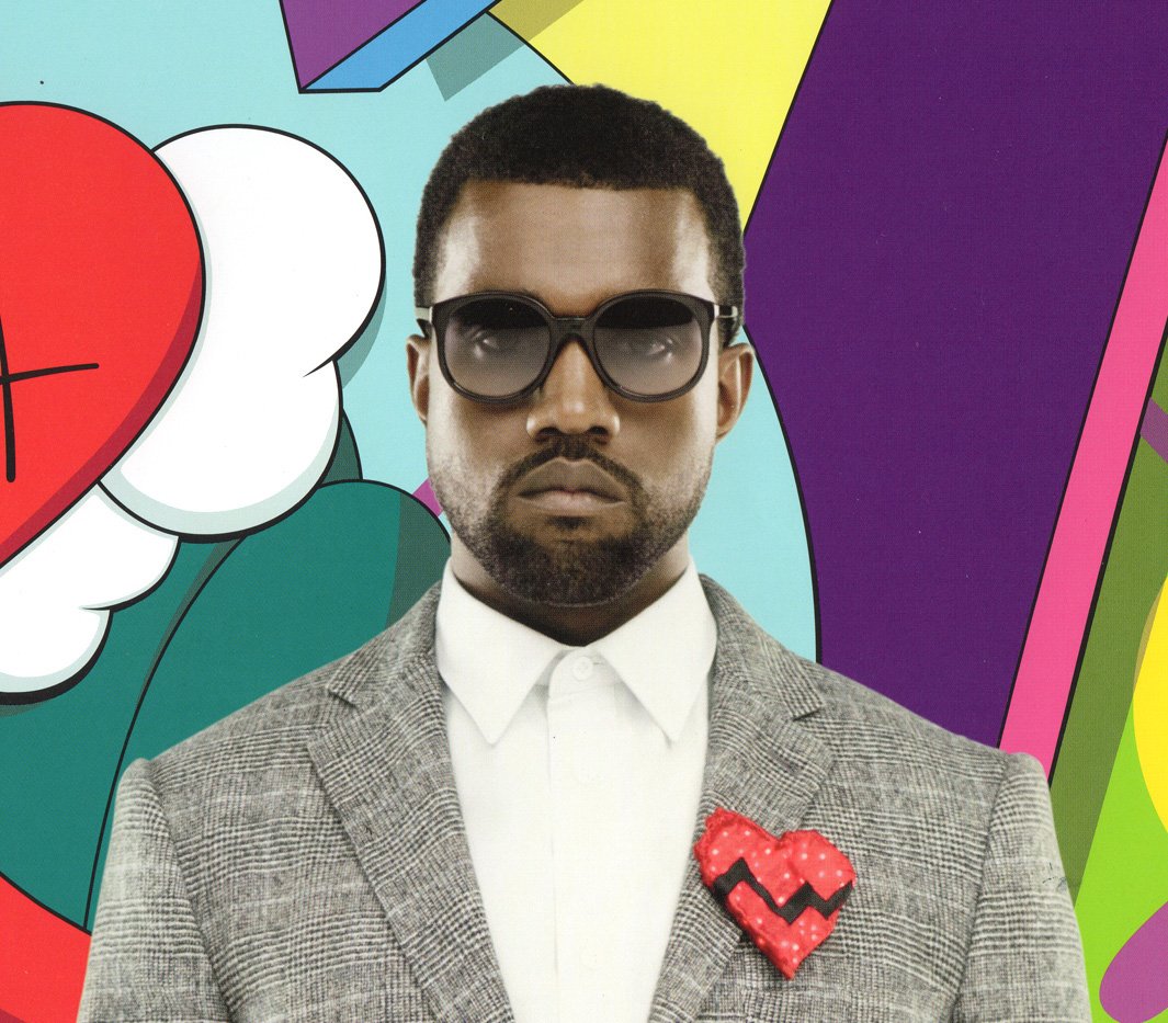 Promotion kanye. Канье Уэст 808. Kanye West 808s Heartbreak. KAWS Kanye West. Канье Уэст 808's Heartbreak.