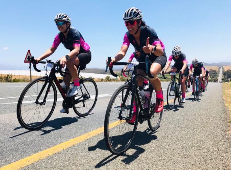 We never had a doubt! Massive congrats to team <a href="/ststrisquad/">Ststri</a>/<a href="/SpecializedZA/">SpecializedZA</a> for WINNING the ladies team race at @TheCoronationDC today! Fueled by Superbars, these fierce athletes smashed the 202km cycle out of the water. Lekker celebrations #CoronationDC #teamworkmakesthedreamwork