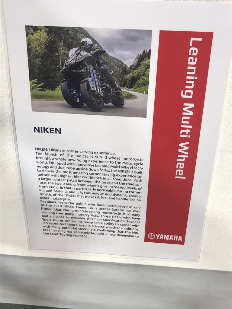 This is pretty cool.. and nowhere as expensive as I thought it would     be.. £13642 otr.. #niken <a href="/YamahaMotorEU/">Yamaha Motor Europe</a>  <a href="/YMUKofficial/">Yamaha Motor UK</a>