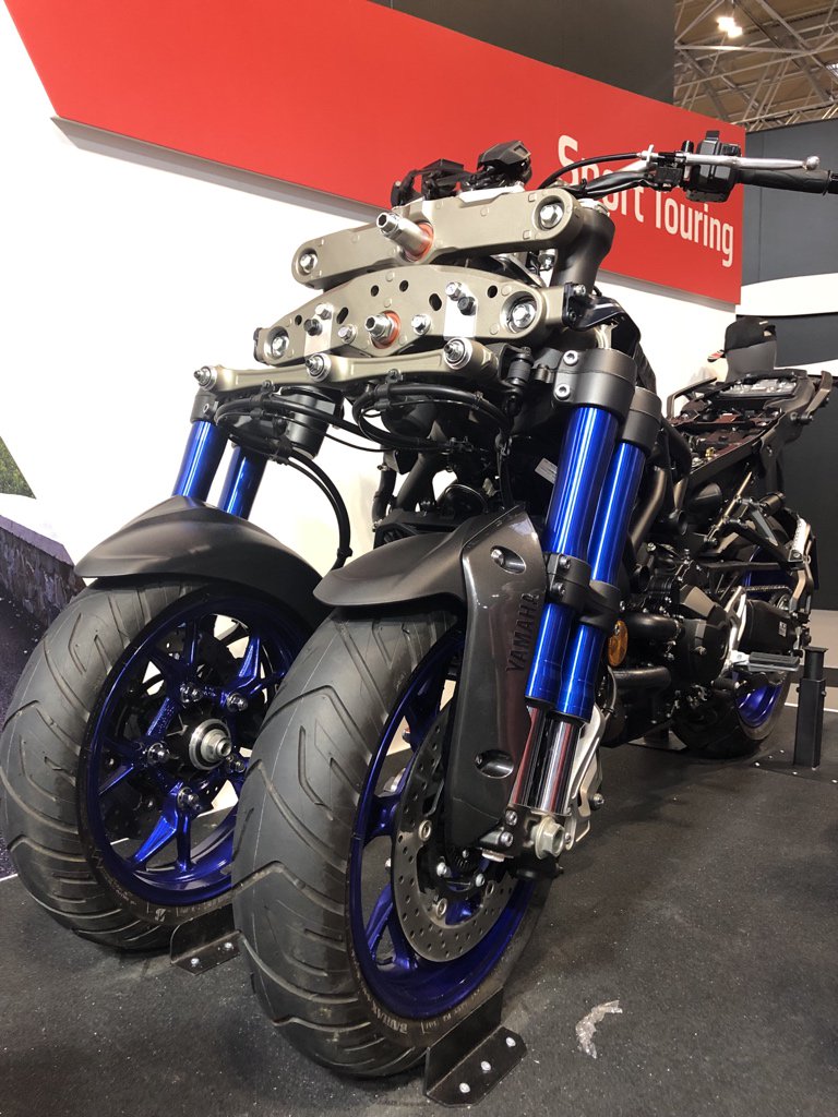 Spalders's tweet photo. This is pretty cool.. and nowhere as expensive as I thought it would     be.. £13642 otr.. #niken @YamahaMotorEU  @YMUKofficial https://t.co/TYBUP1RtXs