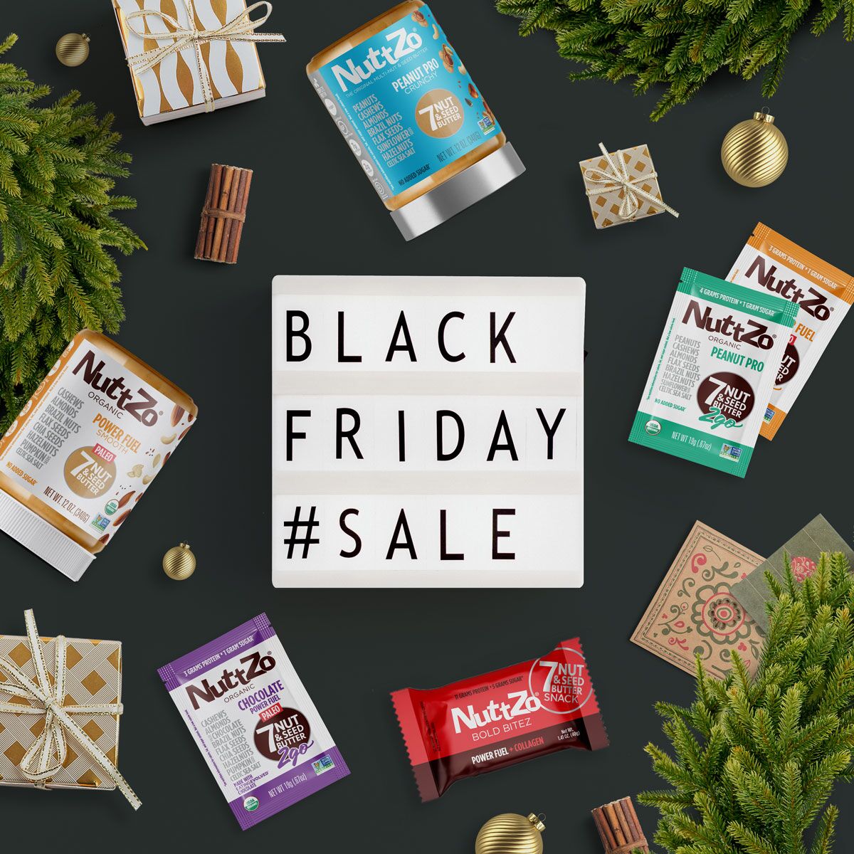EatNuttZo's tweet photo. STOCK UP on everything #NuttZo! 20% on ALL NuttZo jars, 2GO packets, and Bold BiteZ 11/23 - 11/30! Use code: NUTTZOHOLIDAY18 - https://t.co/zhvP1PFd8C #sale #holidays #fueledbyNuttZO https://t.co/rdh5POgmOT