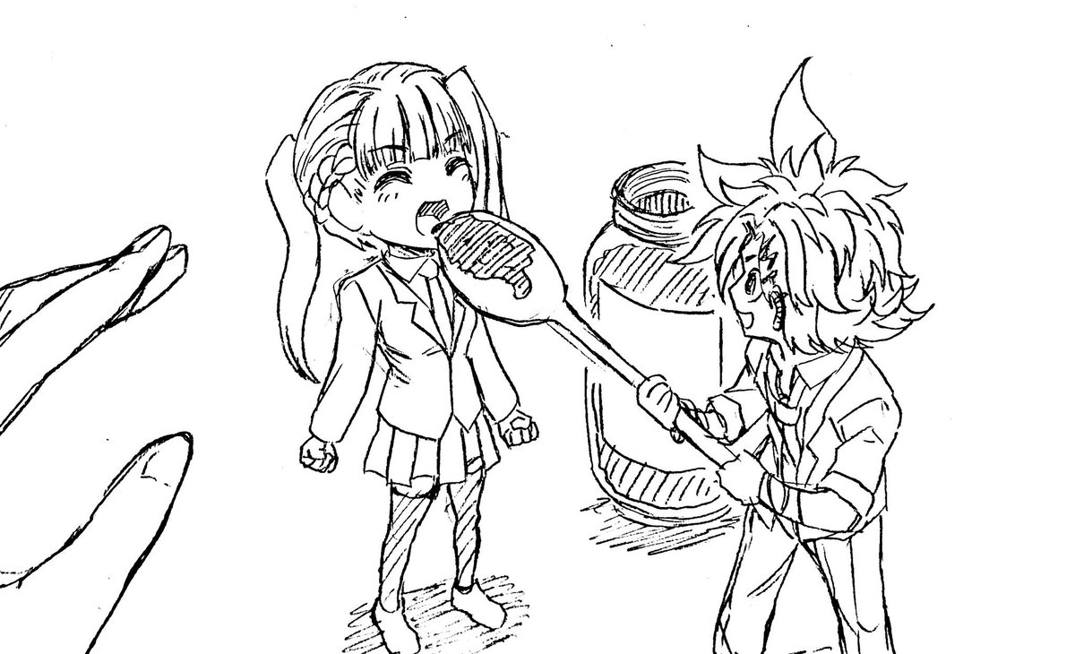 「ジャムジャム!」
「甘い〜」
「ああ…!単体で食べるものでは…!」 