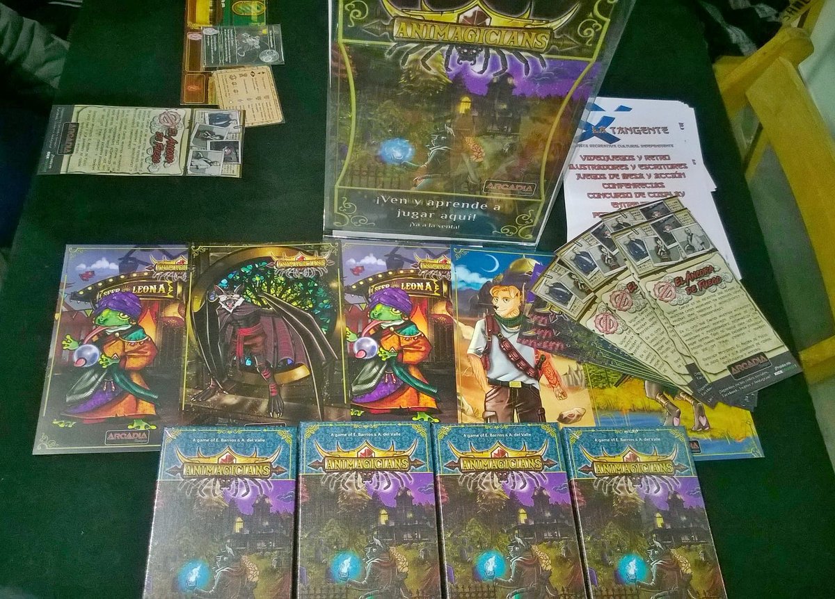 ArcadiaStudiobh's tweet photo. La @Japan_Weekend continúa y seguimos a tope con #Animagicians , #ElAncoraDeFuego y haciendo demos de nuestros nuevos protos!
#bggplay #boardgames #cardgames #Japan #SaturdayMotivation #Magic https://t.co/AnwchVFxPu