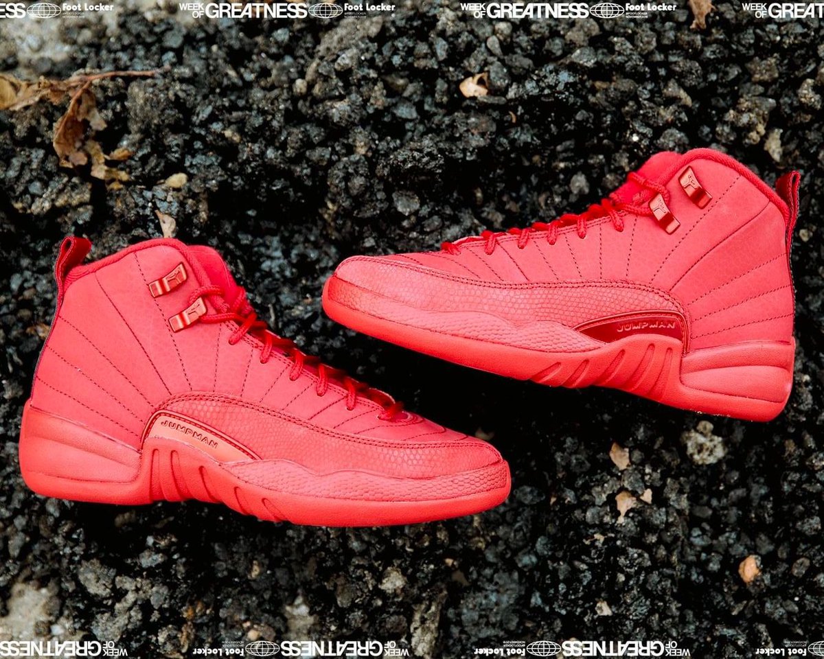 jordan 12 gym red 2018 on feet