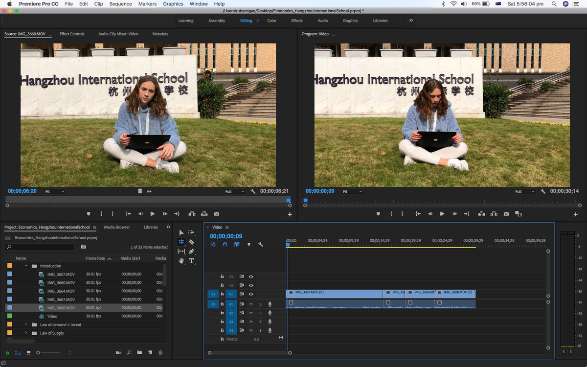 RubyCogan's tweet photo. My year 9 economics homework here in China is to make a video.

I have to cover the basics of supply, demand and scarcity ...what's left out? 😂
@AdobePremiere https://t.co/k91yM6VKOR