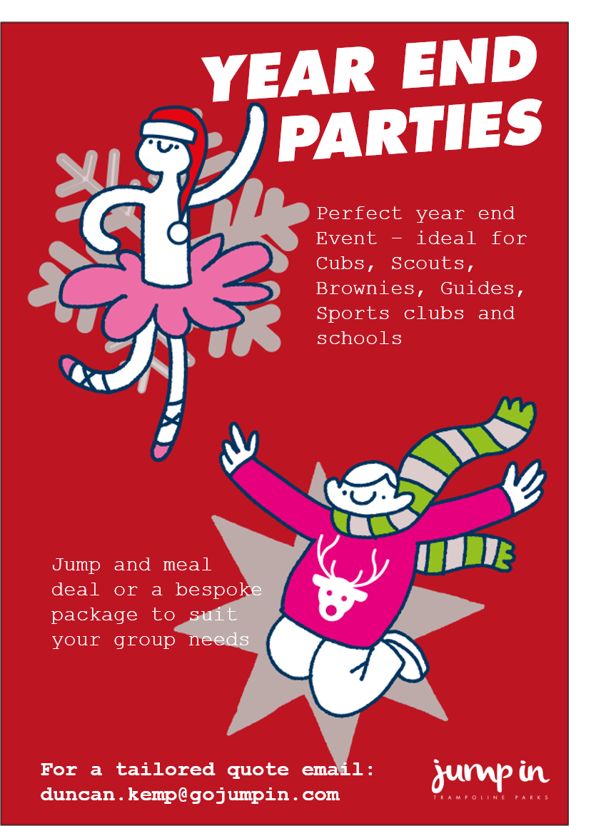 JumpInShrews's tweet photo. Still on the hunt for a Christmas venue??
Perfect for junior sports teams and Scout or Guide type groups.
For more information coment below.. https://t.co/urUH09oEpO