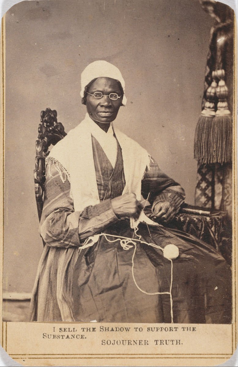 Sojourner Truth—born in slavery around 1797 in New York—became one of the most famous abolitionists of her time. While she never learned to read,  that didn’t stop her from learning; she made sure people read to her, especially from the Bible. She died a free woman.