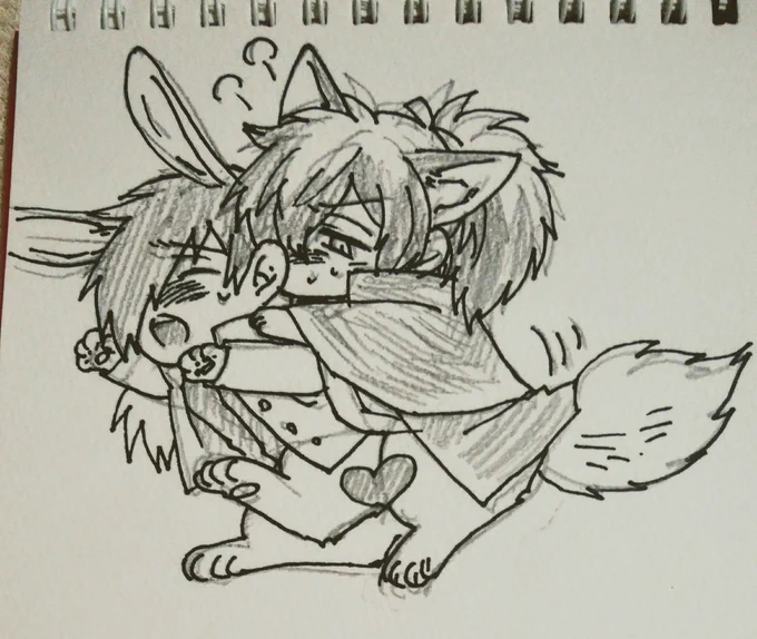 みみこさんにえっちなさつき描いてもらった!かわいいケモなのにこの表情…すけべですね… 