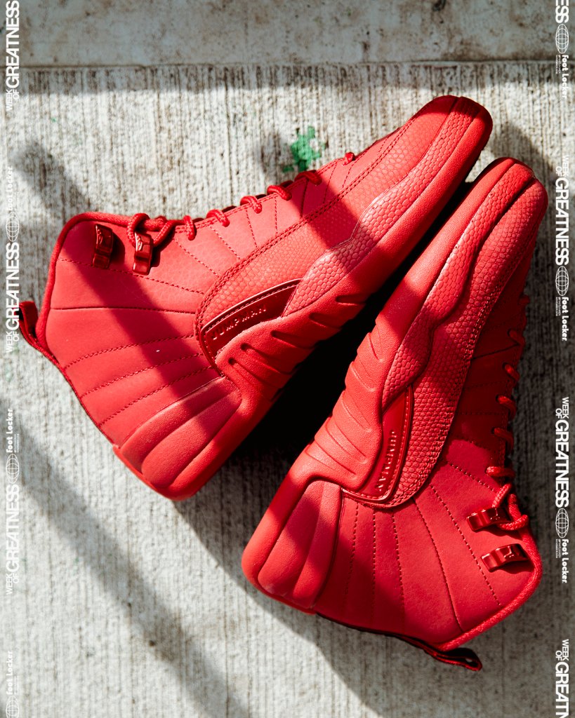 foot locker red 12s