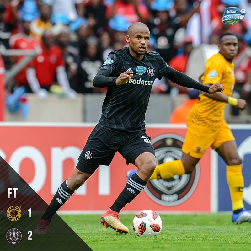 orlandopirates's tweet photo. โซ๏ธโช๏ธ๐ดโญ๏ธ
FT || @KaizerChiefs 1-2 @orlandopirates.
๐ฅ
Lorch 13โ ๐ฅ
๐ฅ
Shonga 83โ ๐ฎ๐พ
It was billed as a big one, there were connotations of past cup games in DBN, but the Bucs didnโt read that script as MOTM Mlambo & his cohorts marched to the Final
โ ๏ธโ๐พโ ๏ธโ๐พโ ๏ธ
#TKO2018 #OnceAlways https://t.co/Ek5AGXCKKf
