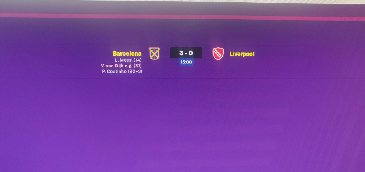 Vulrak's tweet photo. #FM19 | J'ai perdu en quart de finale 6-2 (2-3 / 0-3) face à Jonny Wilson (qui va jouer la finale) en tout cas j'ai pu rétablir quelques trucs par rapport à ma débâcle cette semaine en #bidstackFMcup. #FMWEC Meetup https://t.co/lFckEOiTdI