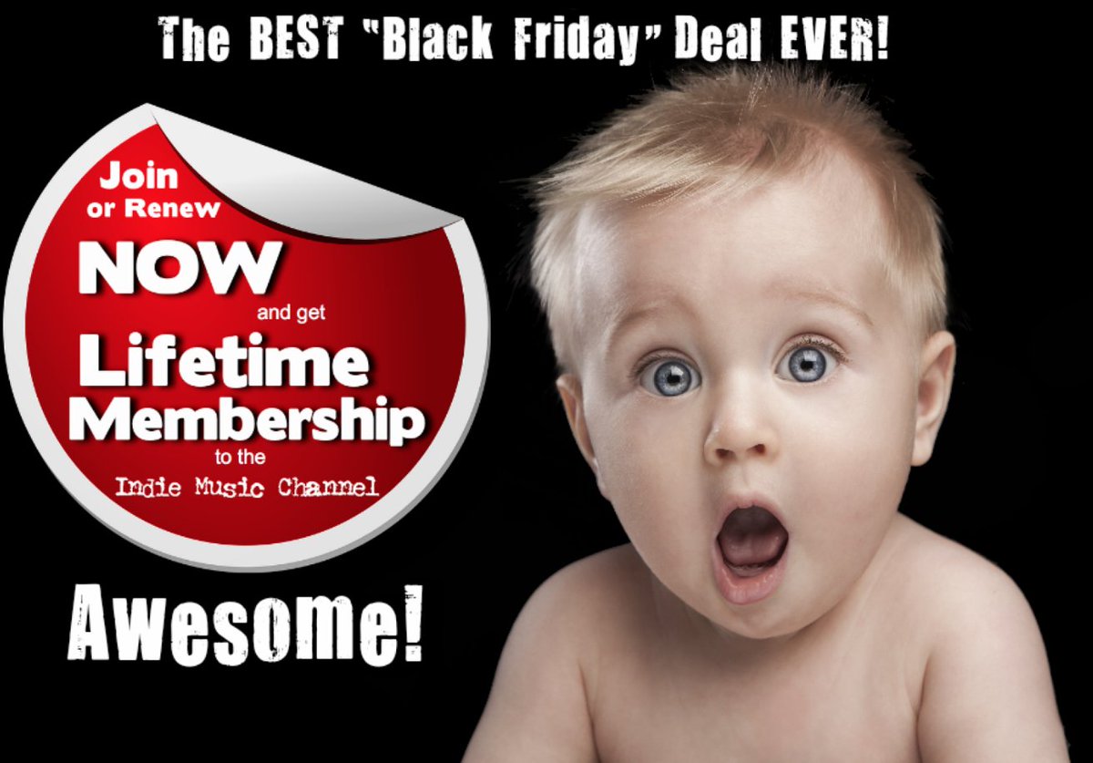 Indie Artists!  The Indie Music Channel's BIGGEST "Black Friday Weekend" Deal EVER is Back!  LIFETIME MEMBERSHIP to the IMC &amp; MORE!
Go to indiemusicchannel.com NOW and sign up!