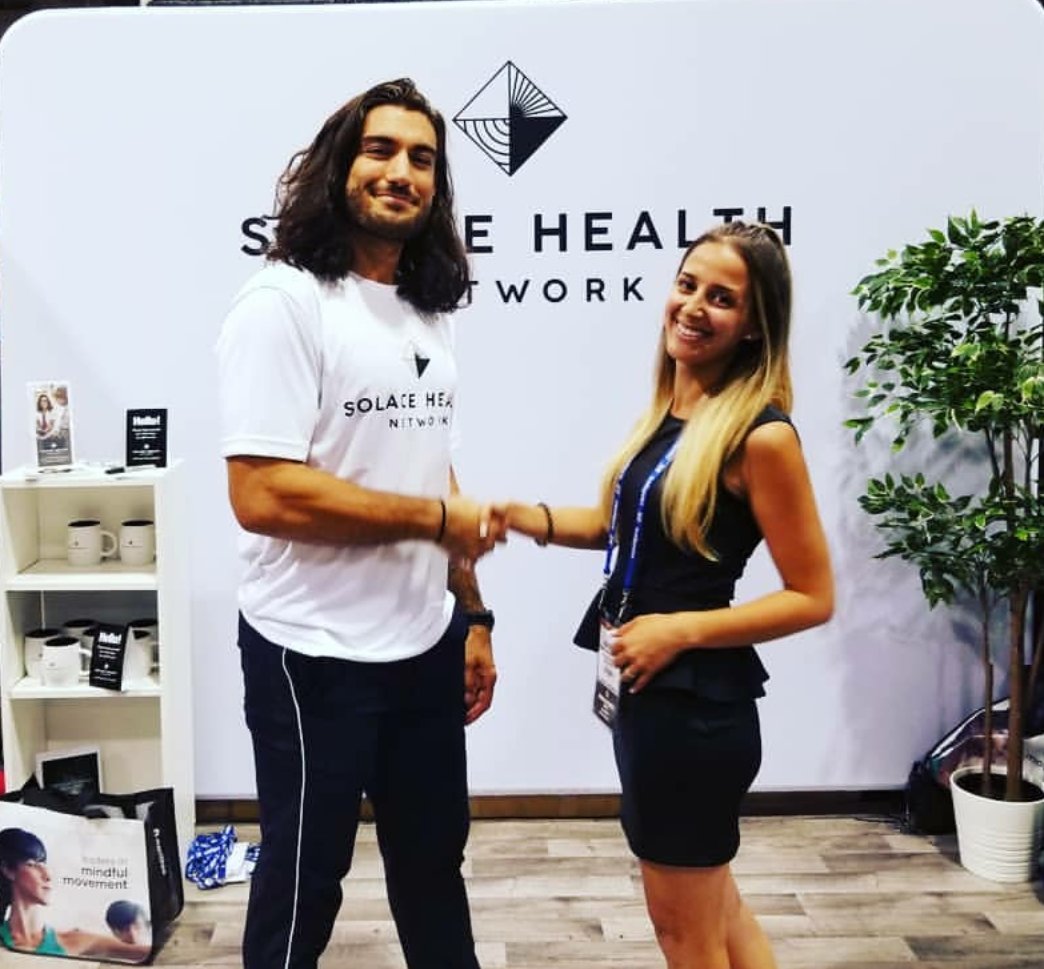 SHNclinics's tweet photo. Get ready to do some #kickboxing with @EliasTheodorou and then cool down with Maira from SHN. Maira is a #holistic #practitioner, who specializes in #nutrition, #wellness and medical #cannabis https://t.co/bIBdwx0r0z