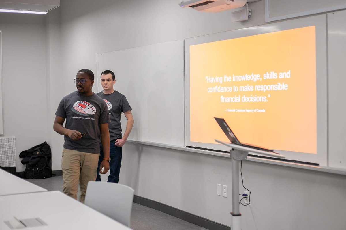 greatwestlifeca's tweet photo. Good morning @hackwestern! Thanks to all that attended our financial literacy workshop last night, and best of luck hacking today. #HackWestern #GreatWestInnovates https://t.co/IE3LNO9kFZ