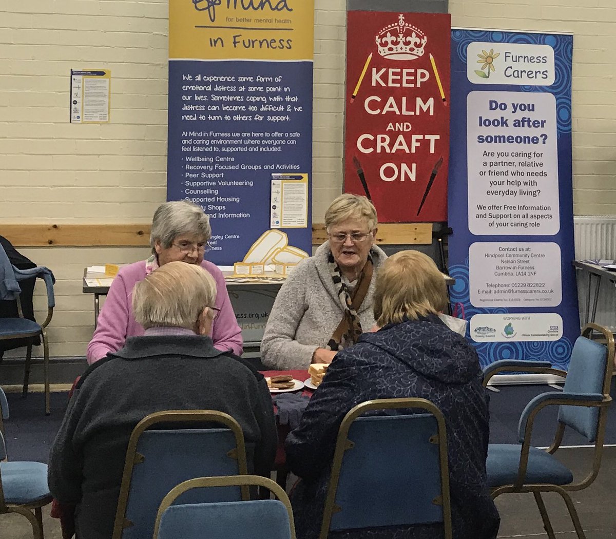 Today Cllrs Ann Thurlow &amp; Shaun Blezard hosted an Advice &amp; Lunch event in Dalton Community Centre. Over 40 people enjoyed Shaun’s soup. Many local advice charities attended with information on how people can access support as we prepare for Christmas. Great company &amp; great cakes