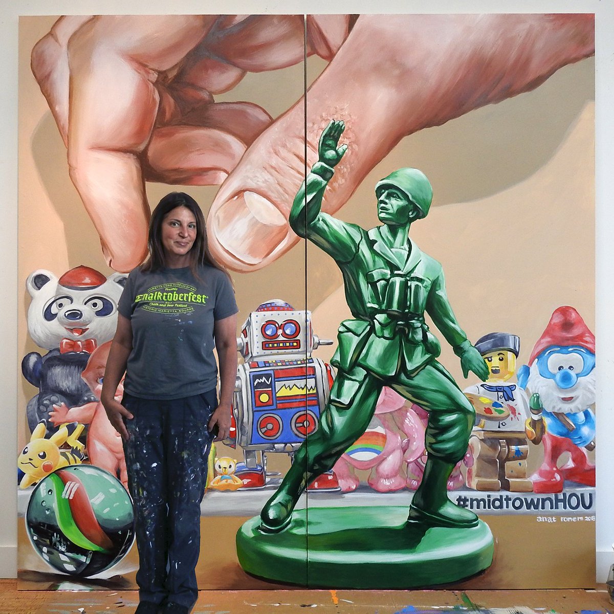 Painted a few panels this year... for multiple events. Although I am not on Twitter a lot, it's even more fun to post every few months and then see for myself how much I've accomplished. Enjoy!