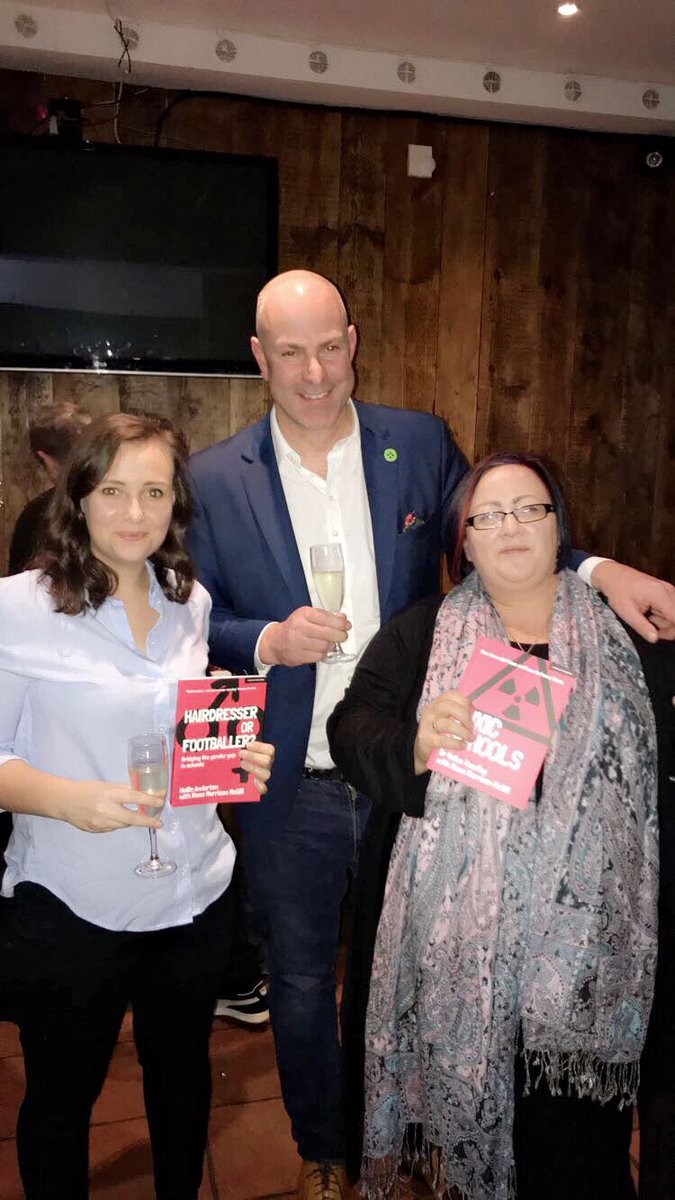 At the launch of the book that wouldn’t be possible without the help of @TeacherToolkit @RossMcGill congratulations too to @HelenWoodley #GenderGapBook #ToxicSchools