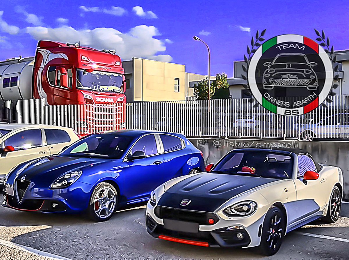 FabioZompaR6's tweet photo. 🏁🦂 Goodbye Blue Sky 💙
 #teamownersabarth 
#teamownersabarthbs 
#lagodigarda #124abarth
#giuliettaveloce
#alfaromeo #abarth #abarth500 #puntoevo #grandepuntoabarth #595competizione #brembobrakes #sabelt  #garretturbo #abarth_passion #abarthisti https://t.co/OwllPxhD89