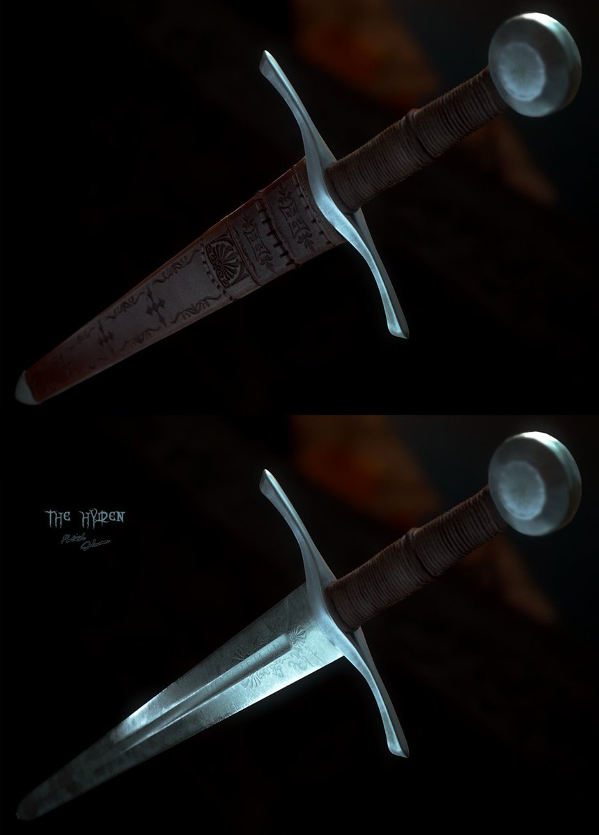 Updates to Kain's (human) sword. artstn.co/p/DG5QE