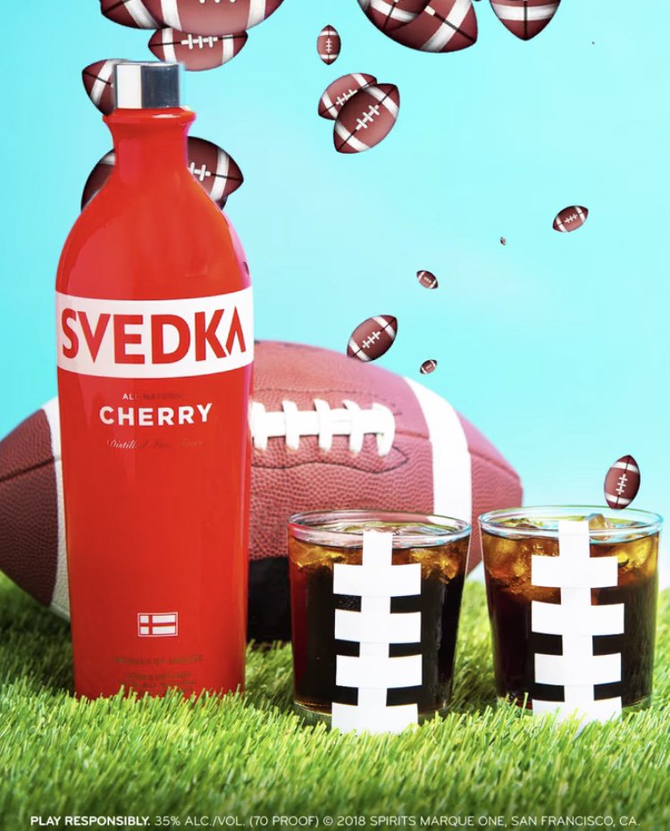 Win or lose, we've still got the booze @svedka #collegefootball