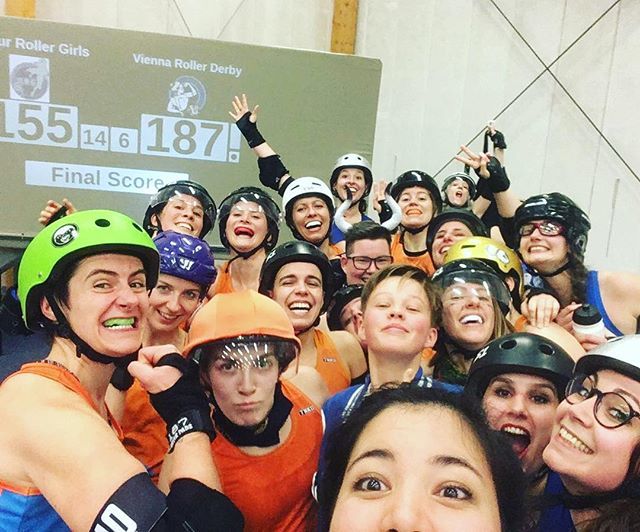 First day of the „Skate Around“ tournament is over! We took two wins against @lutecedestroyeuses and the hosts @namurrollergirls! Thank you derby much for the awesome games. Tomorrow we play one more against @wearegrd! #skatearound #namur #tournament #se… ift.tt/2BubXb8