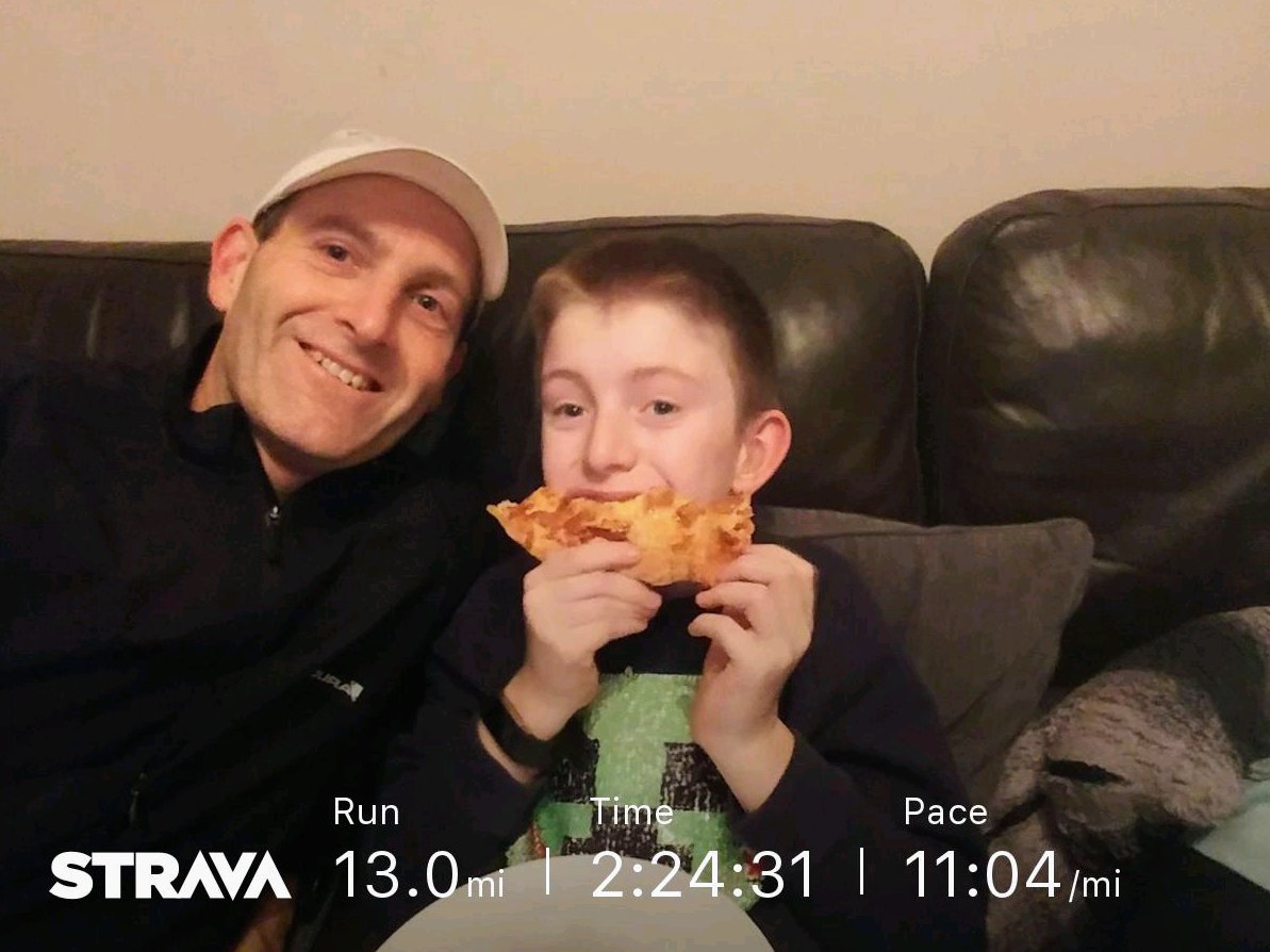RideWozzy's tweet photo. #NovPlus1 Day 24 - 24 miles run to/from @NDCS_UK conference for local groups.  Great lunch and chat with Sue Daniels OBE (NDCS CEO).

312 miles / 20,000ft of run this month - still clinging on! 😅

Please help support Leeds Deaf Children's Society 🙏:
https://t.co/fZD5Y9nfPq https://t.co/g3rnslsvDi