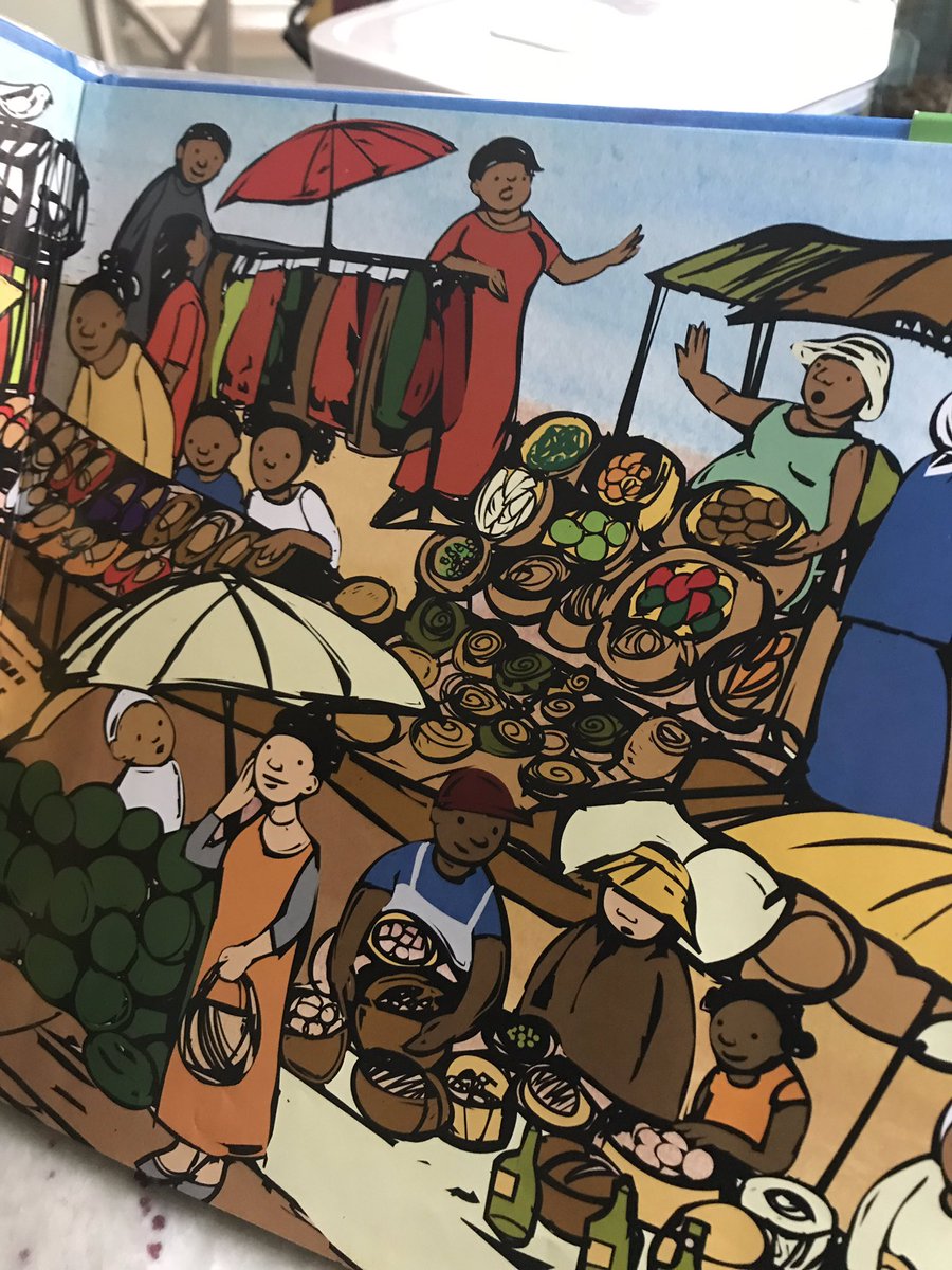 MrsJennaG6's tweet photo. @StaplesAshley I found this book at the library and think it would be perfect for your students! It’s based in Uganda and has tons of beautiful illustrations that they could relate to and a sweet moral too! #offtomarket https://t.co/MvugMpPUha