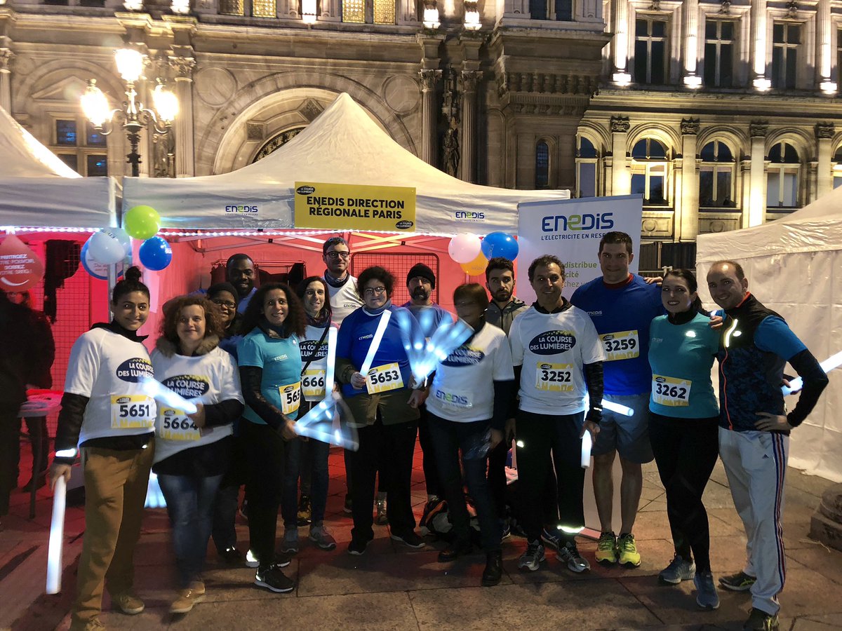 enedis_IDF's tweet photo. #EnDirect : Motivés les salariés @enedis_paris se préparent à courir pour soutenir la lutte contre le cancer https://t.co/SkJAuQCsrk