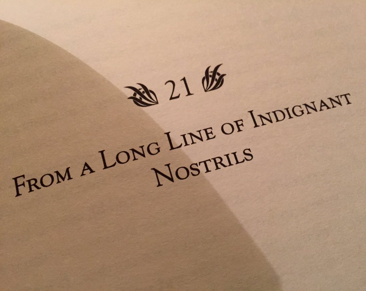I haven’t read this chapter yet but the title made me smile. Thank you <a href="/lainitaylor/">Laini Taylor</a> has anyone ever mentioned, you have a lovely way with words?! #museofnightmares