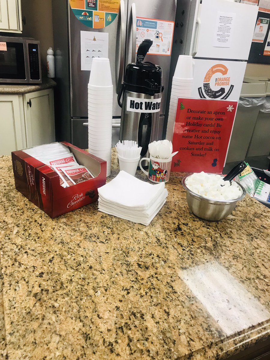 It’s Crafts and Cocoa Day <a href="/TheCello/">The Cello</a>!  Make your own greeting card and/or decorate your apron, while sipping on hot cocoa!