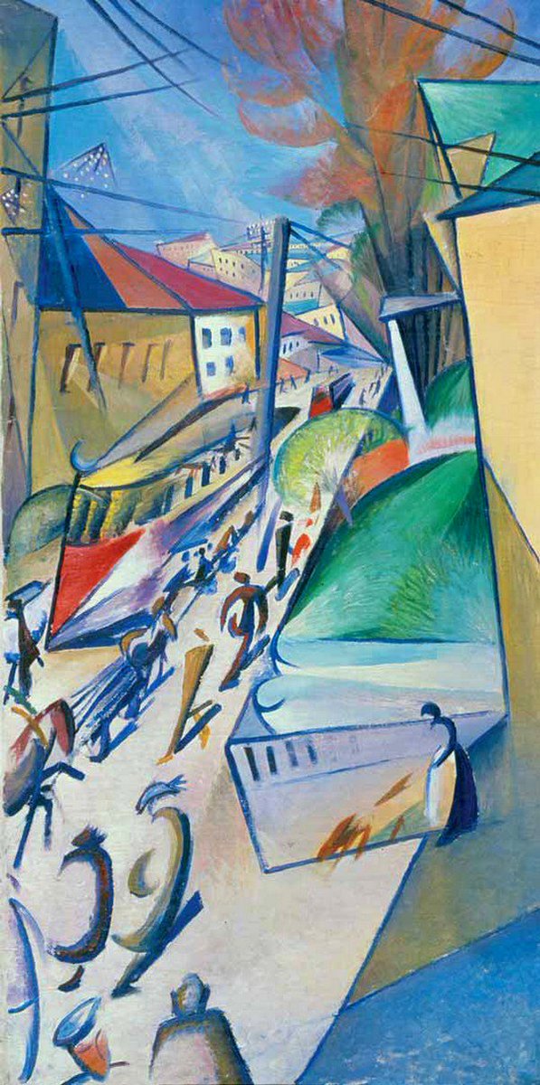 artbogomazov's tweet photo. Tram https://t.co/vxGoqCsdHS #ukrainianart #oleksandrbogomazov https://t.co/K3xrASfNpZ