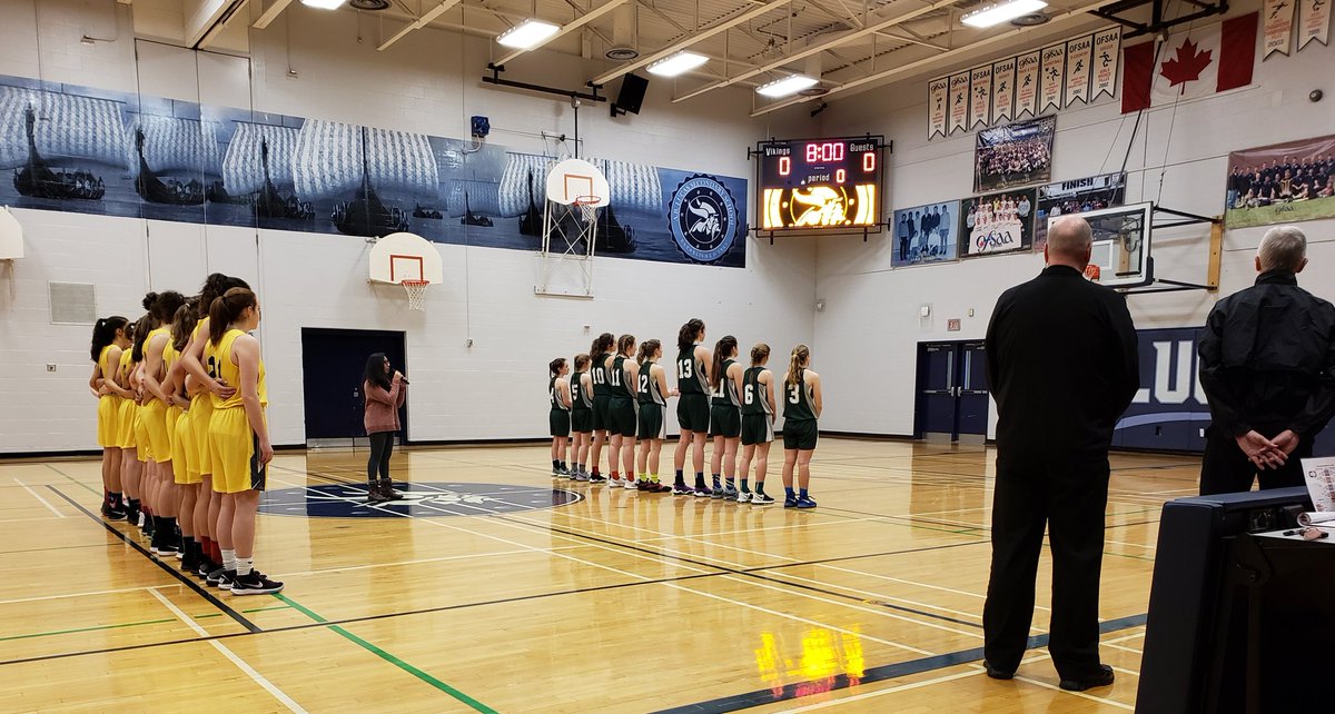 OFSAAball2018's tweet photo. CONSOLATION FINAL!  
#6 Glebe CI vs #8 Holy Cross
@GCIPhysEd @GlebeCI @crusaderbballg @HolyCrossCSS https://t.co/GvPHLy4H5v