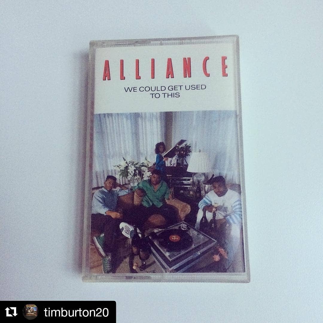 Positive_K_'s tweet photo. @Regran_ed from @kreepyclown - Alliance cassettes wow
#Repost @timburton20 (@get_repost)
γ»γ»γ»
Alliance album called We Could Get Used To This. Picked this album up because they were on the First Priority label and was not disappointed. #alliance #wecouldgetusedtothis #1988 https://t.co/LIgA1zyhc9
