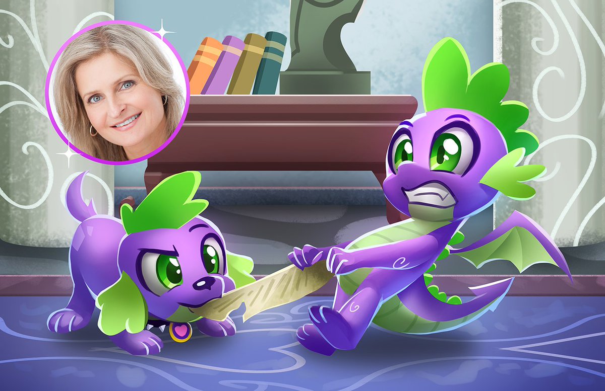 EverfreeNW's tweet photo. It must be tough to be a role model when you're busy eating your own homework. We will have to ask @CathyWeseluck how she manages… when she joins us for Everfree Northwest 2019!

Read her full bio and check out other guests at https://t.co/kCShpLjLHI.

Art by: @imdrunkontea https://t.co/1dYWqiFE9U