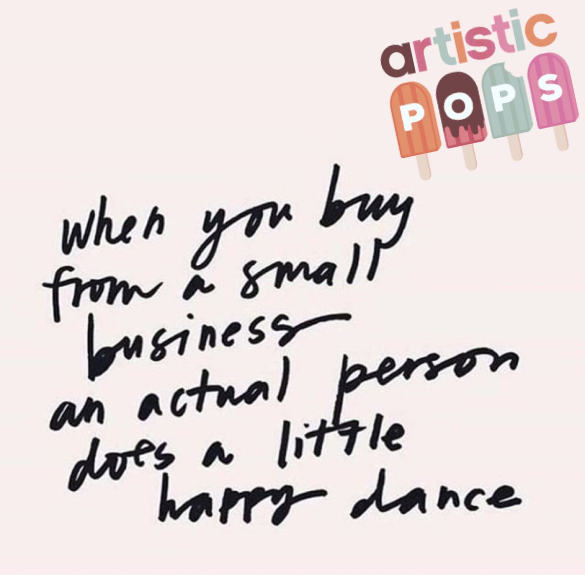 Happy #smallbusinesssaturday friends! Our happy dance includes the 🎶 POP-sicle...POP-POP-sicle 🎶 music 💃🏼😋 Thankful this day and everyday of our pop fans! Pop by any of our local small business partners + grab a pop today! {link in bio}