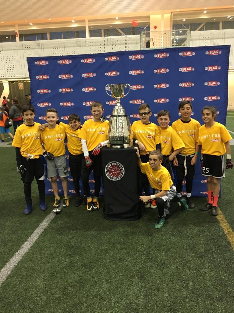 Proud of Hamilton u11 flag. 2nd in the country only loss at the hands of Montreal. Great experience #hammertime