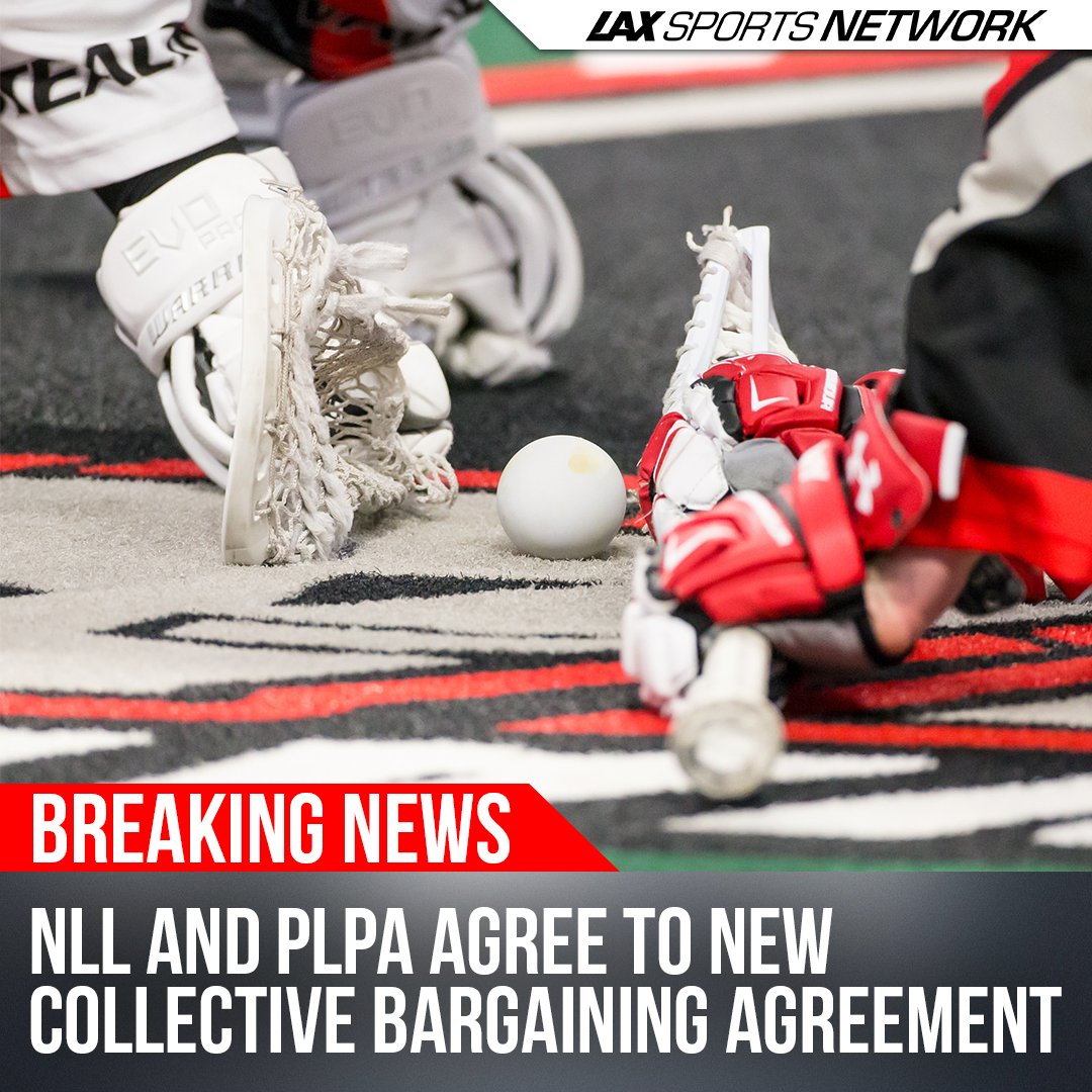 BREAKING NEWS: Sources confirm to Lax Sports Network reports by <a href="/bradmacarthur/">Brad MacArthur, ChPC</a> and <a href="/PxP4Sports/">Jake Elliott</a> that the @PLPAlax and <a href="/NLL/">NLL</a> have an agreement on a new collective bargaining agreement and players are currently voting on the recommendation from executive committee whether to ratify